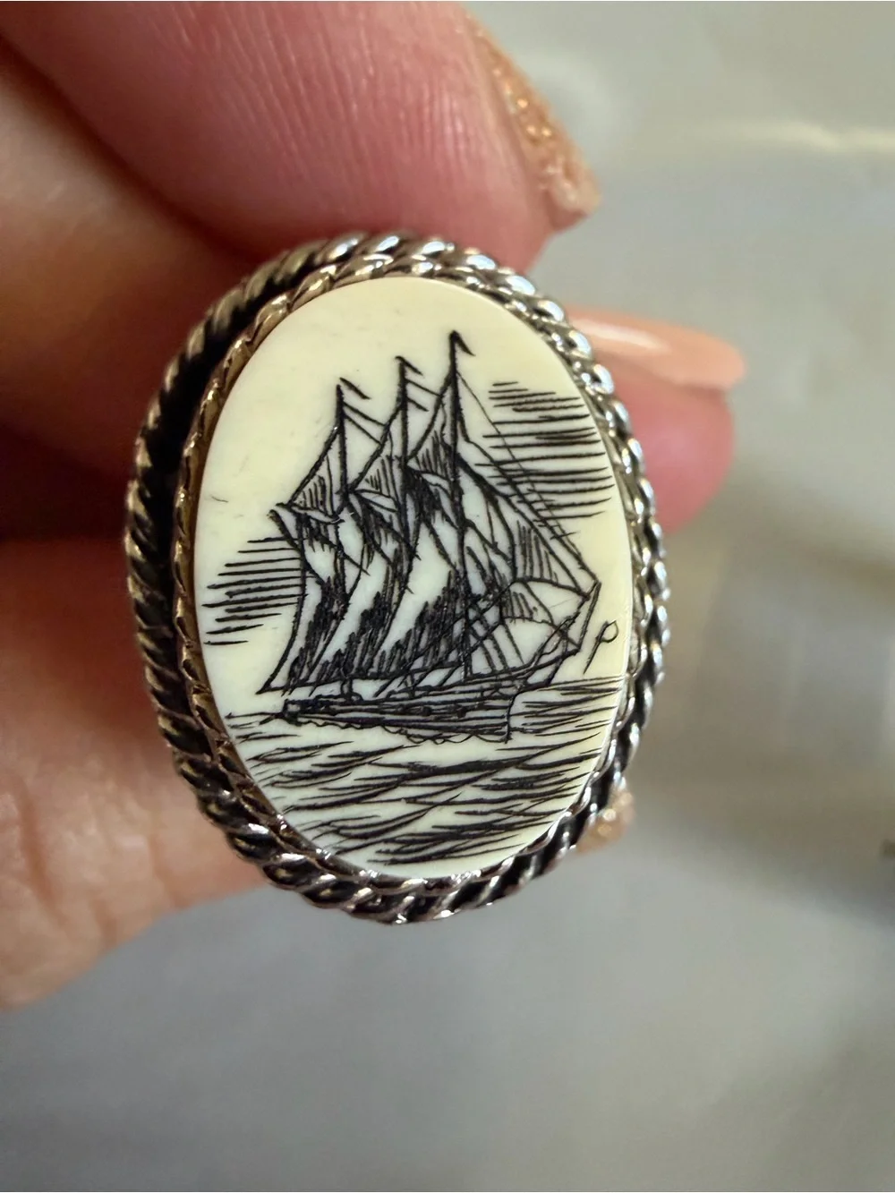 Classic Silver and White Nautical Cufflinks plus 1 more set- Men's Accessories